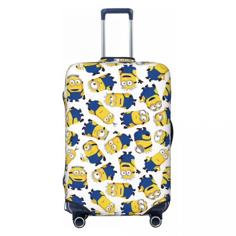 Custom Minions Luggage Cover – Washable Travel Suitcase Protector - Image 10