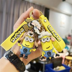 Anime Minions Keychain