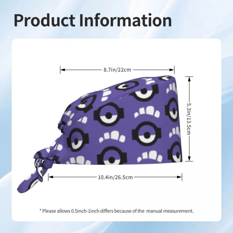 M-Minions Anime Cleaning Scrub Cap - Image 3