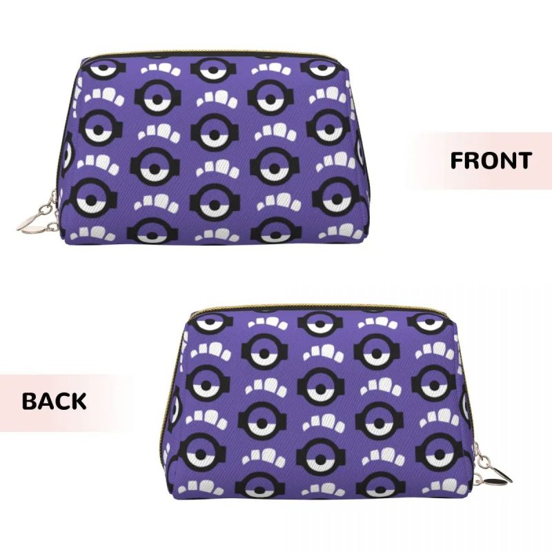 Minions Anime Toiletry Bag – Cute Travel Makeup Organizer for Women - Image 2