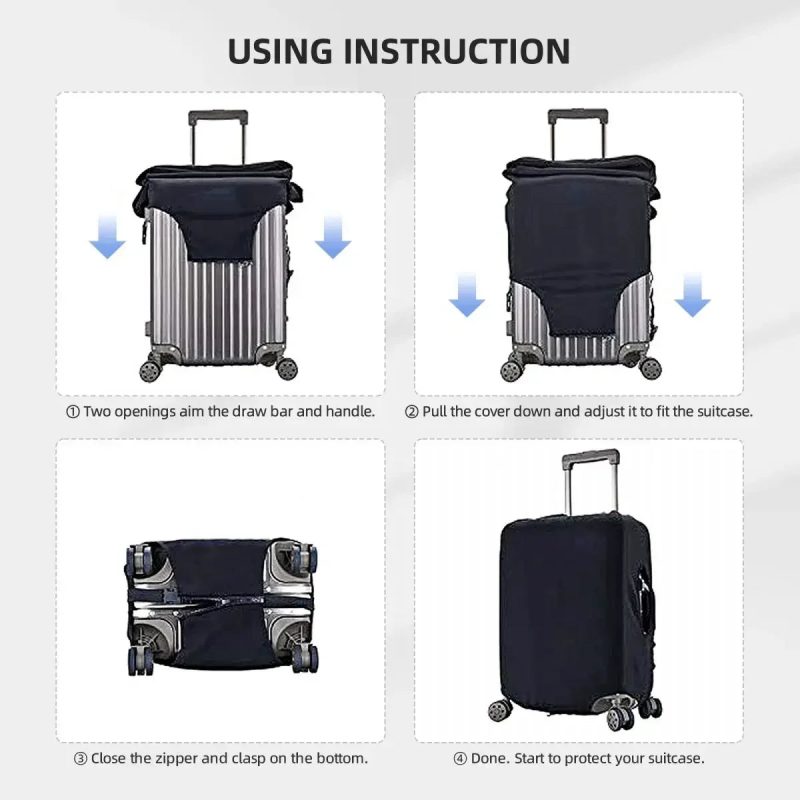 Minions Suitcase Cover – Thickened Dustproof Travel Protector - Image 25