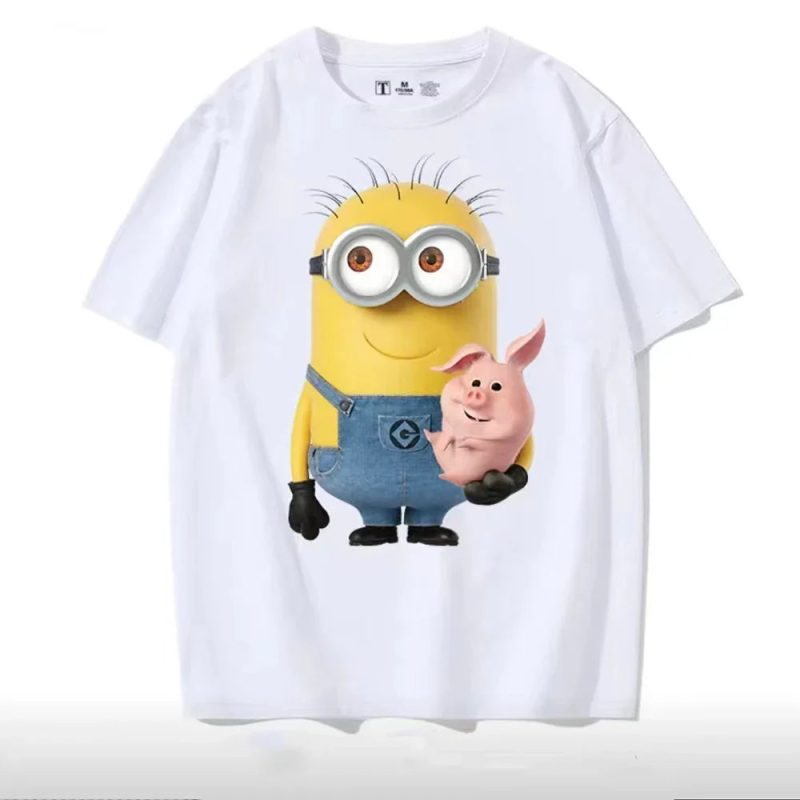 Miniso Small Yellow Man Tee – Summer Kids Edition