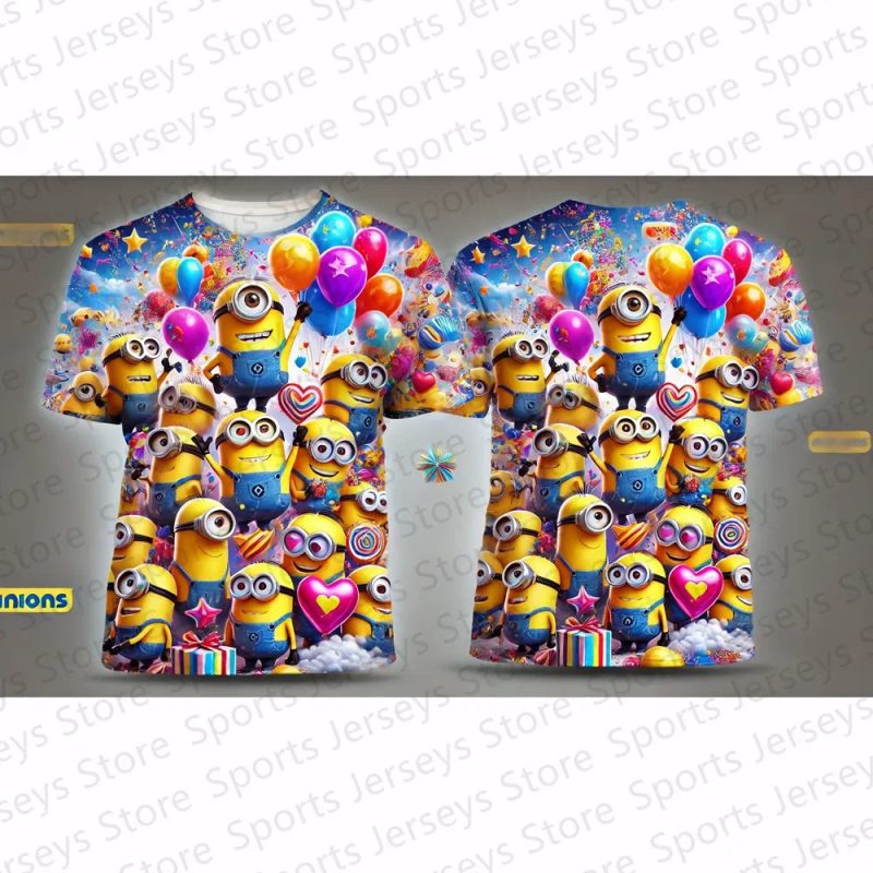 2024 New Minions 3D Children T-Shirt - Image 7